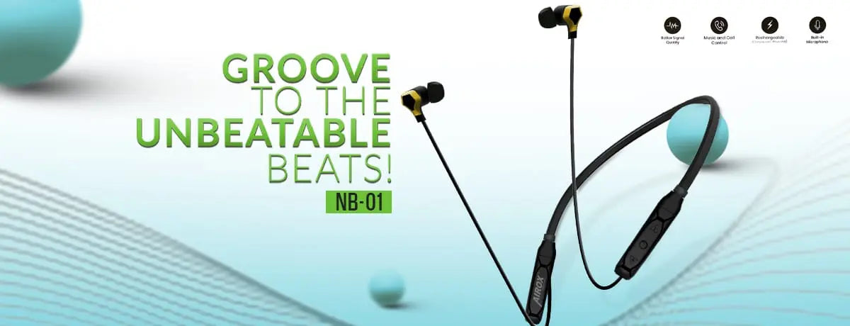 Airox Wireless Bluetooth Neckband (NB-01)