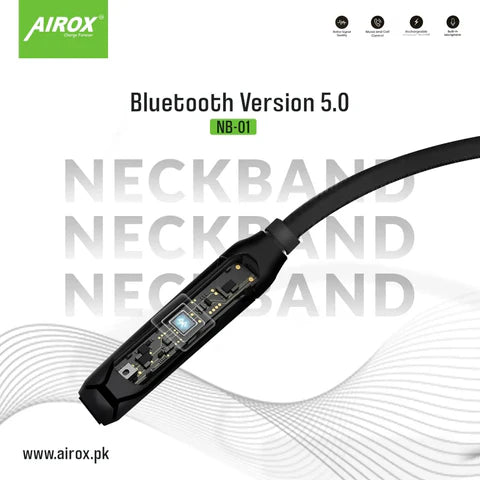 Airox Wireless Bluetooth Neckband (NB-01)