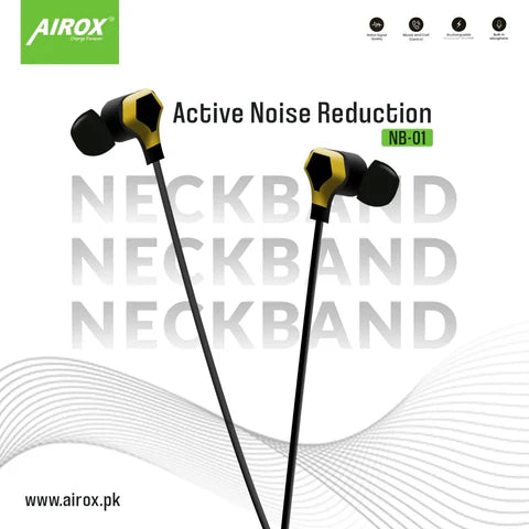 Airox Wireless Bluetooth Neckband (NB-01)