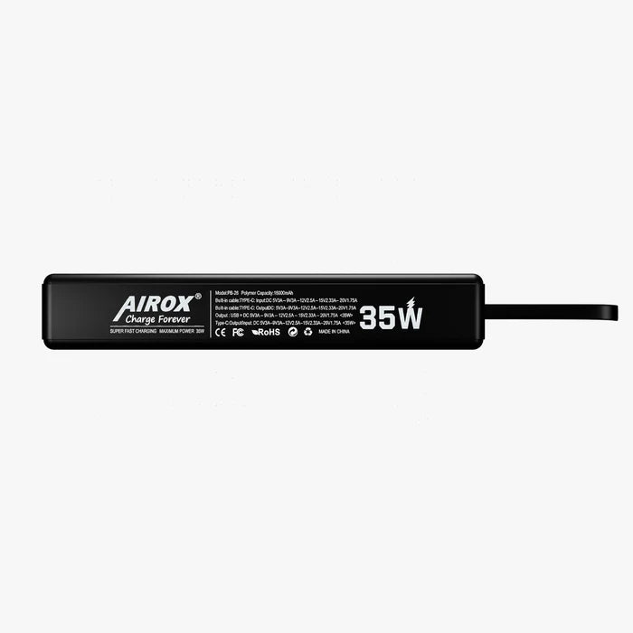 Airox   PB26   Fast   Charging   35   Watt   Powerbank   18k-mAh